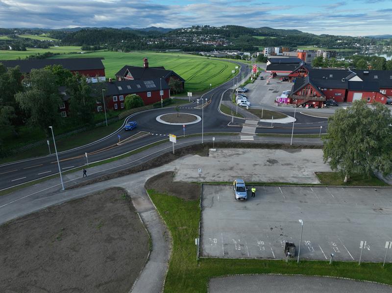 Rundkjøring Levanger